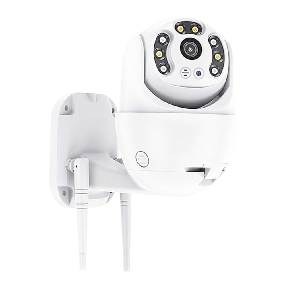 Cámara de seguridad WiFi 1080p con visión nocturna, interior y exterior