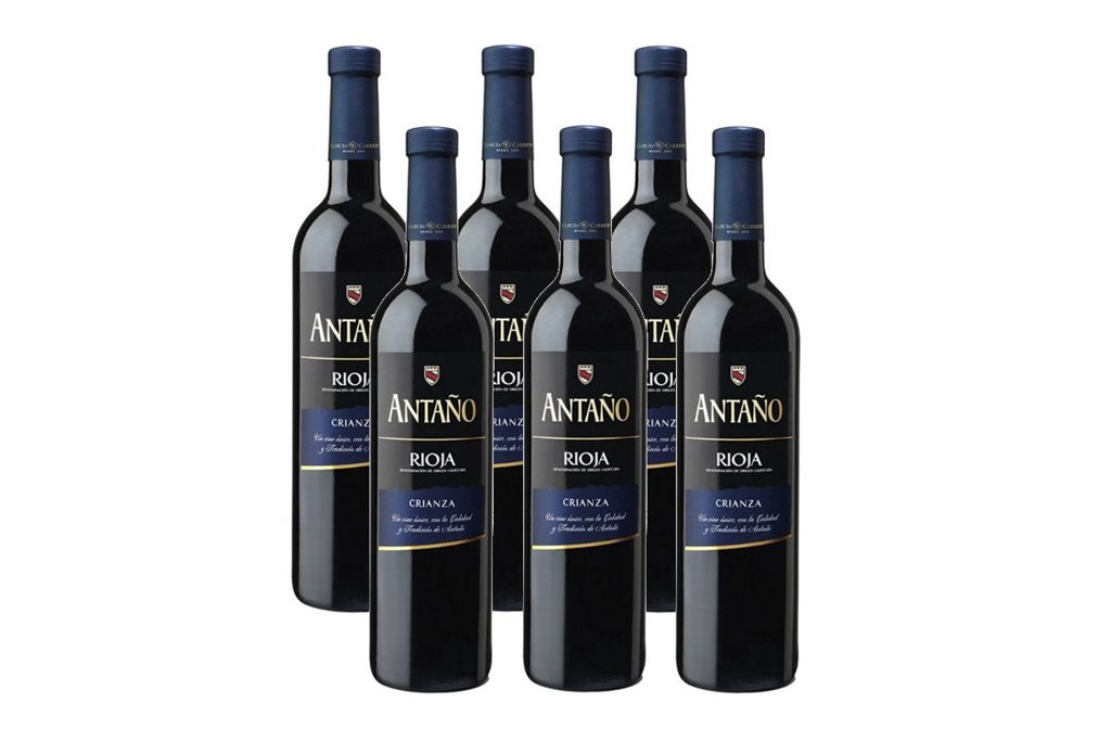 Pack de 6 botellas Antaño Crianza, Rioja D.O. – Gran ahorro