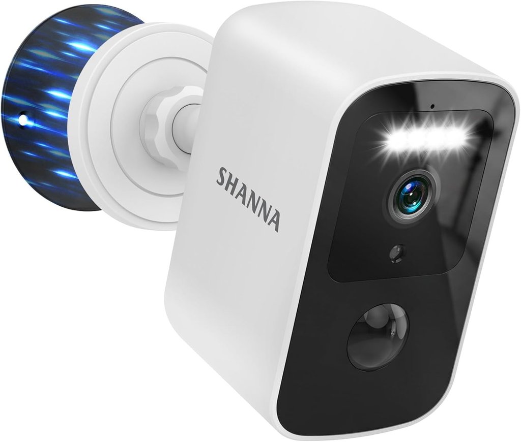 Cámara de seguridad WiFi con batería de 5200 mAh y nube gratis