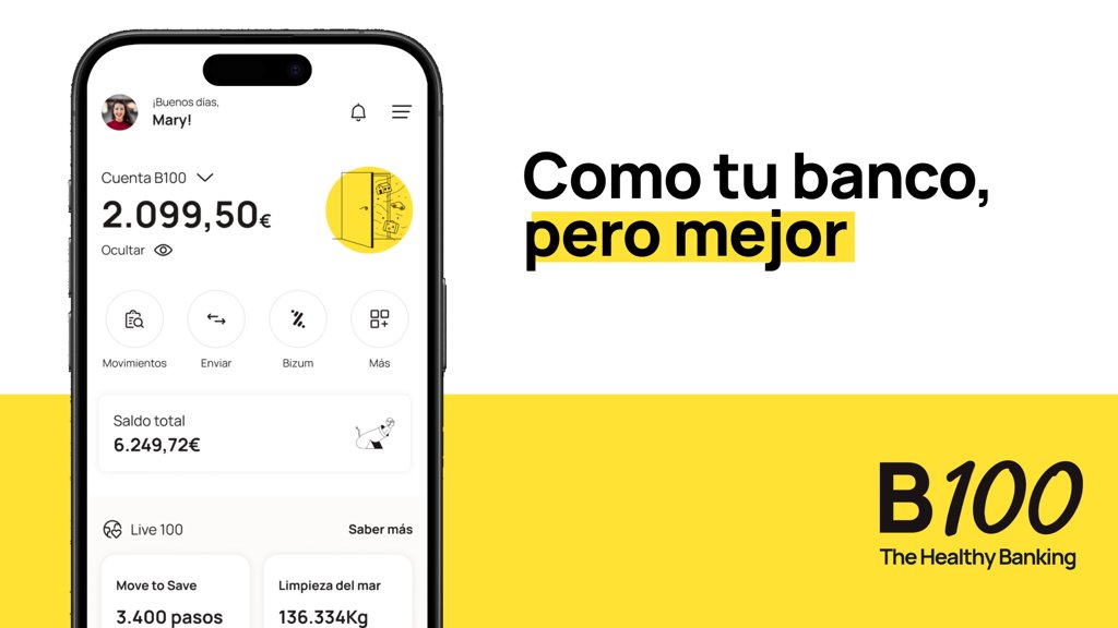 Abre la cuenta B100 y gana 40 € de regalo