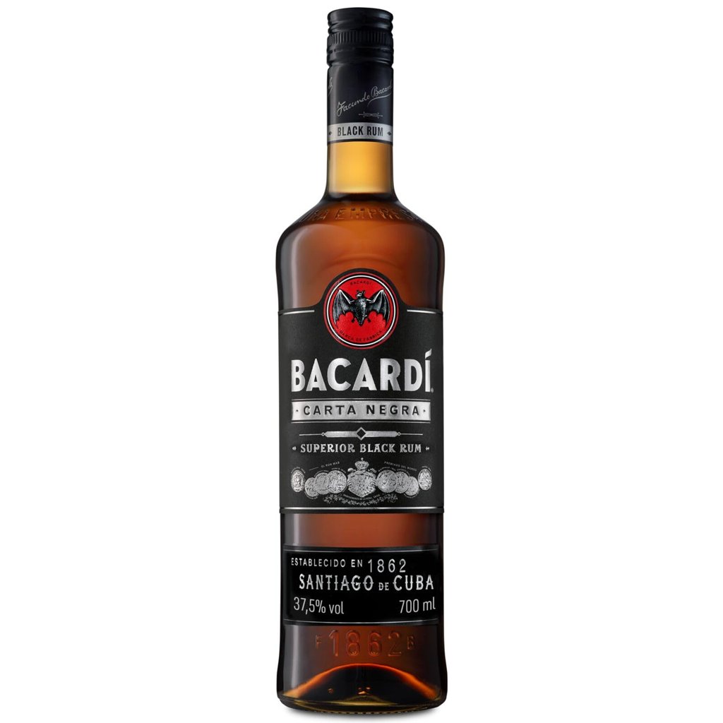 Descubre el sabor intenso del Bacardí Carta Negra, 39% OFF