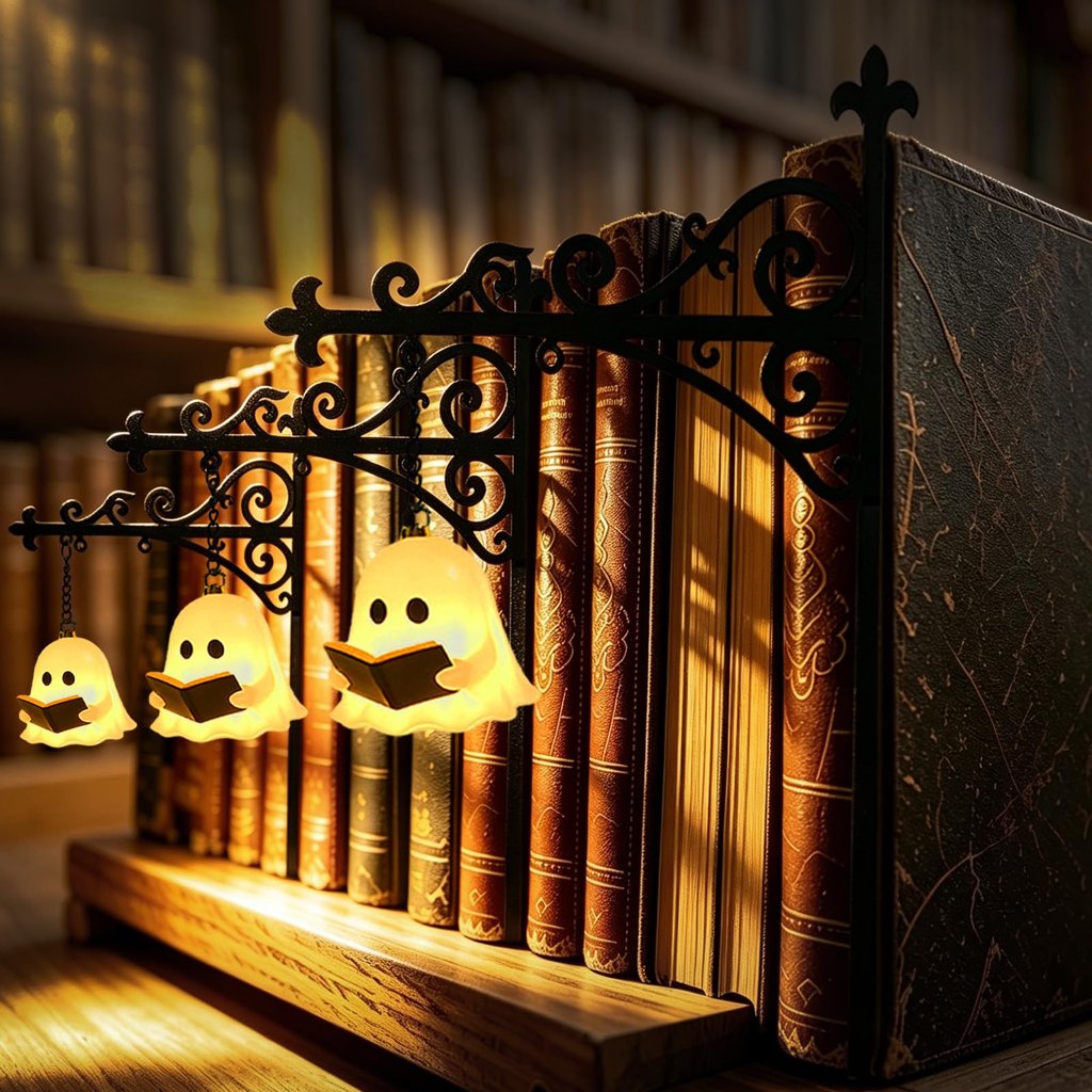 Lámpara de lectura fantasma 3 piezas – luz perfecta para tu rincón