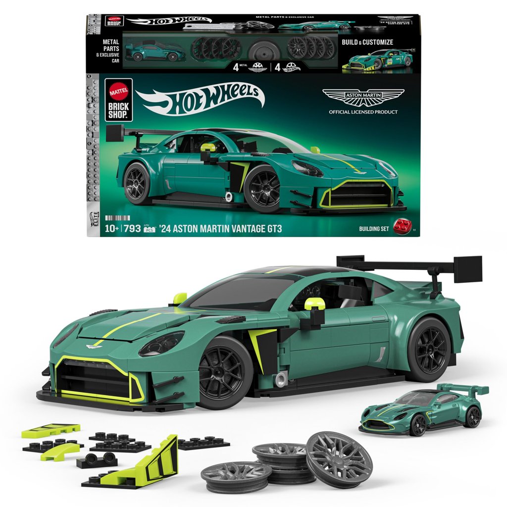 ¡Construye la velocidad con el Aston Martin Vantage GT3 de 793 piezas!