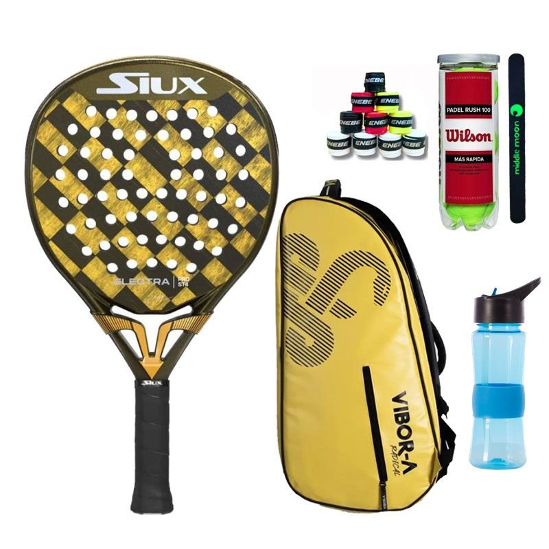 Pack de pádel SIUX ELECTRA PRO ST4 2025: pala de alto rendimiento