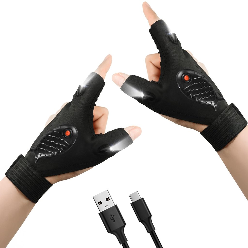 Guantes LED Zynxel: luz integrada para trabajar con las manos libres