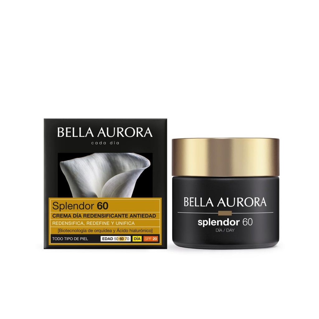 Crema facial Bella Aurora SPF20 anti‑edad 60+, cuida tu piel
