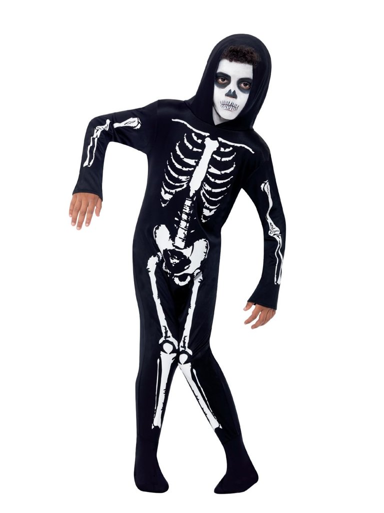 Disfraz de esqueleto para niños (4‑6 años) – ¡Aterroriza este Halloween!