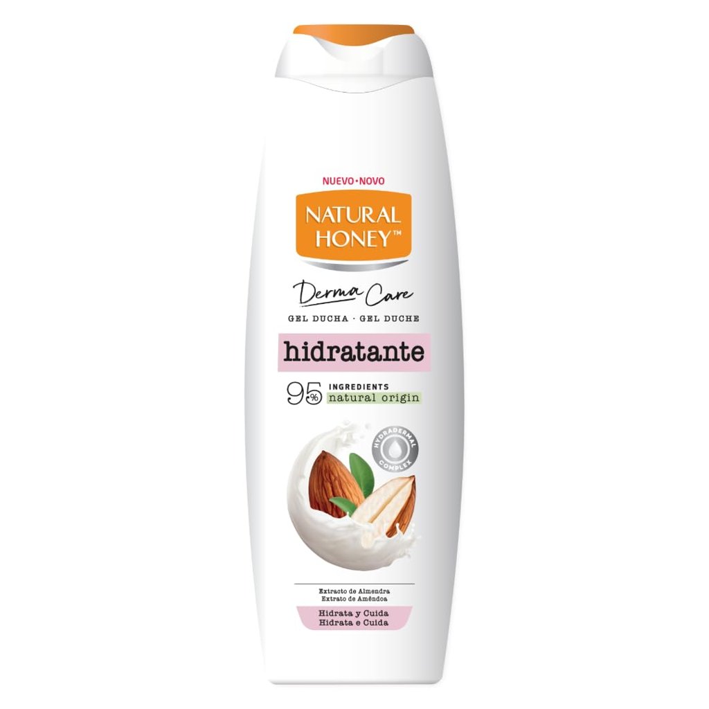 Gel de ducha Natural Honey con almendras: hidratación profunda