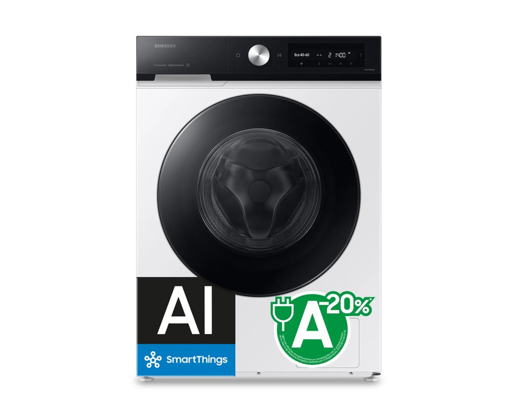 Lavadora Samsung Bespoke AI 11 kg con Wi‑Fi y vapor – ahorro del 37 %