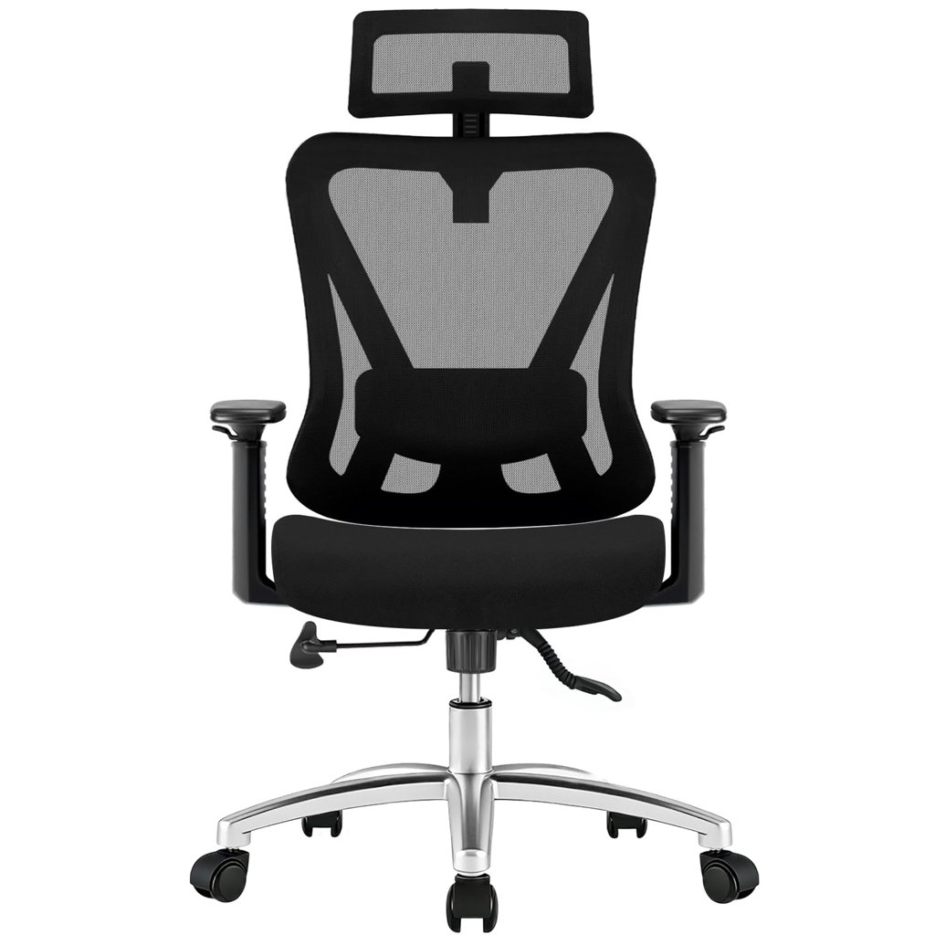 Silla ergonómica de oficina con soporte de 150 kg