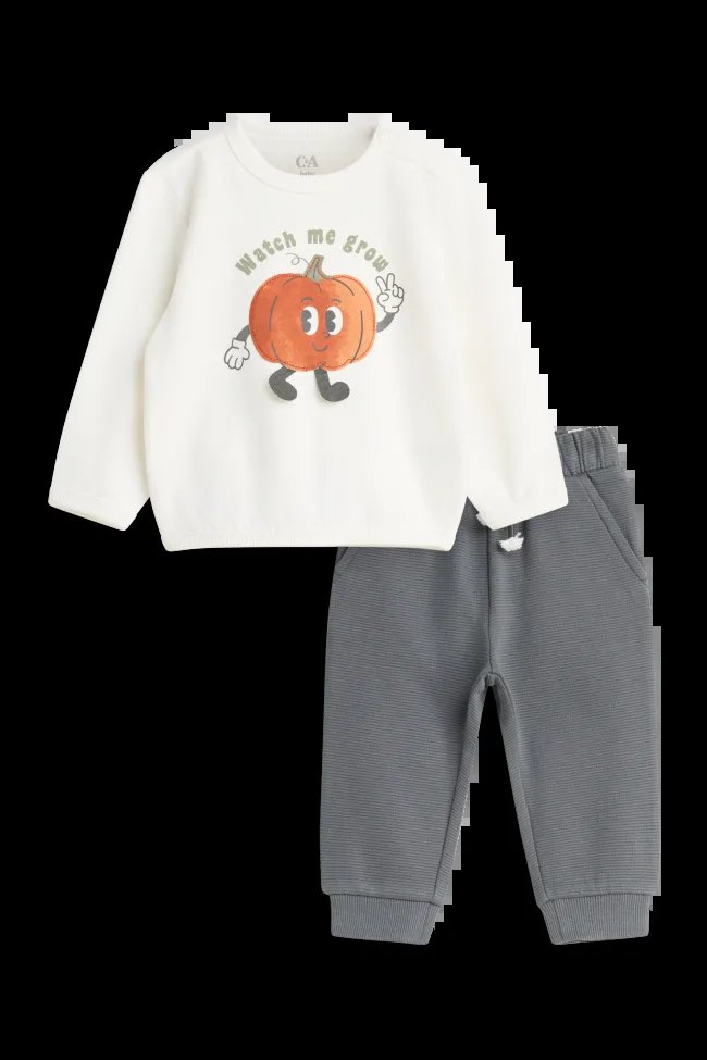 Conjunto de 2 prendas Calabaza para bebé, tallas 86‑104