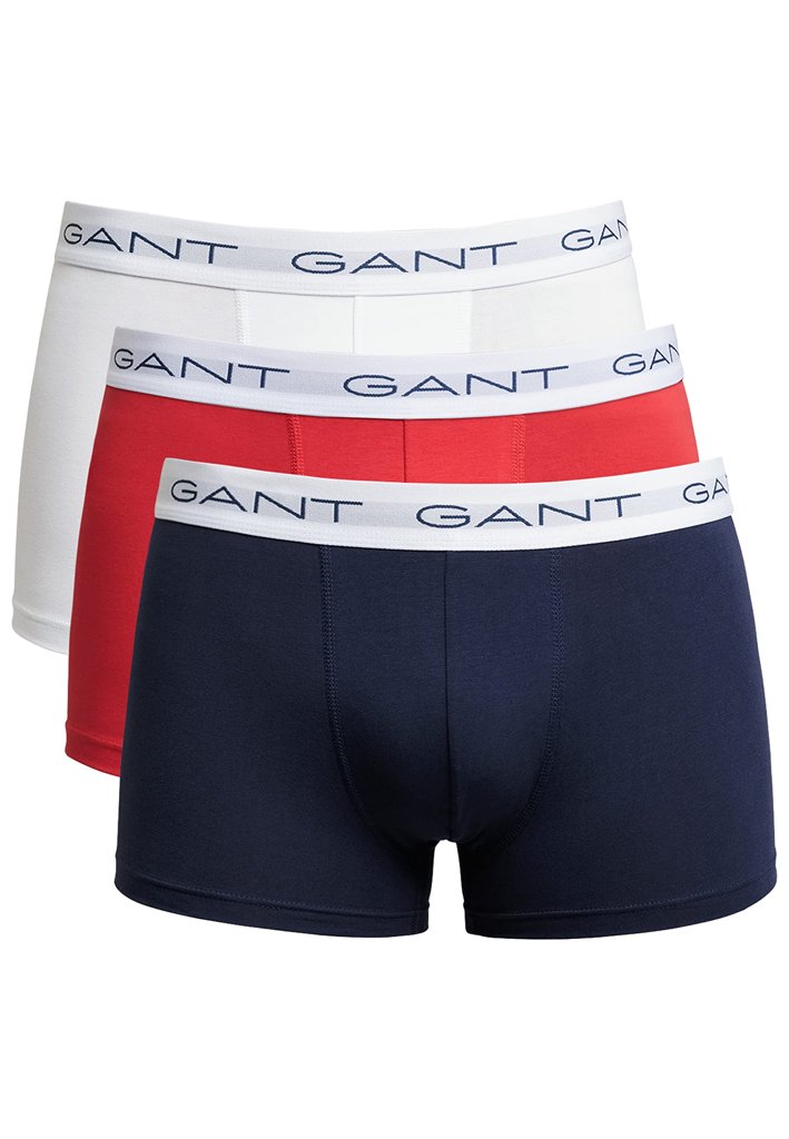 Talla: XL - Pack 3 Calzoncillos Bóxer GANT 900003003 para Hombre Multicolor