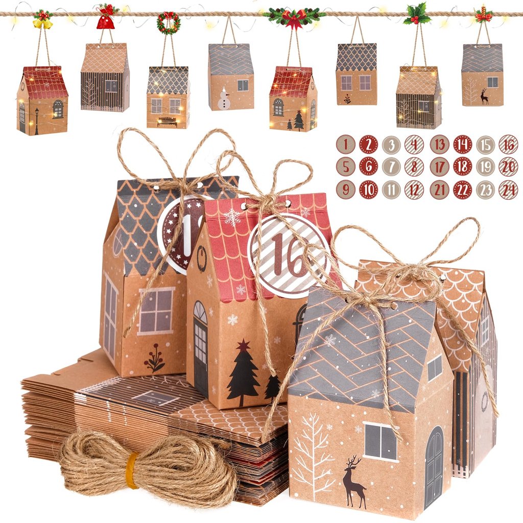 Calendario de Adviento 'I LOVE MOM' con 24 cajitas para personalizar