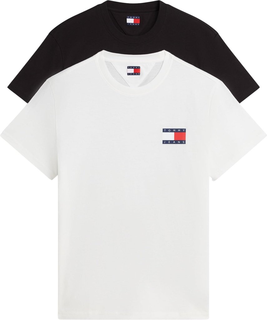 Pack de 2 camisetas Tommy Jeans slim fit a mitad de precio