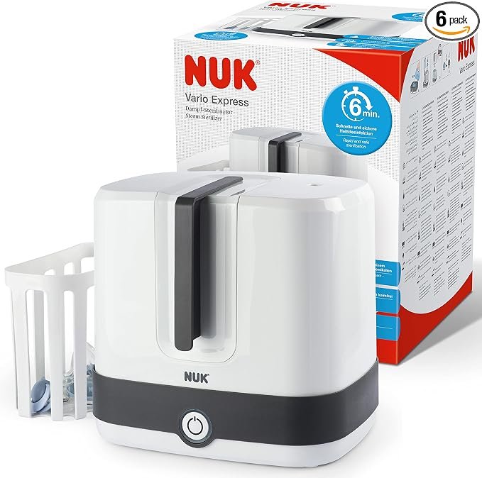 NUK: Esterilizador eléctrico de biberones con accesorios incluidos