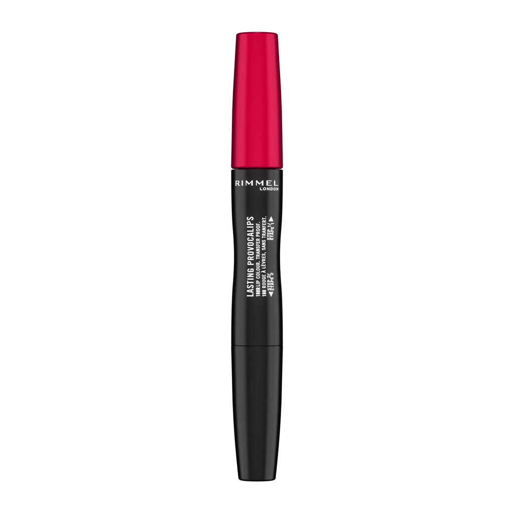 Labial Rimmel 500 – Rojo intenso que dura todo el día