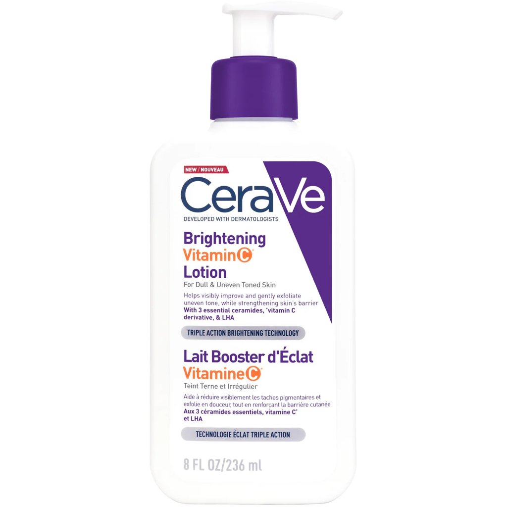 CeraVe Lotion iluminadora con Vitamina C: cuida piel de cara y cuerpo
