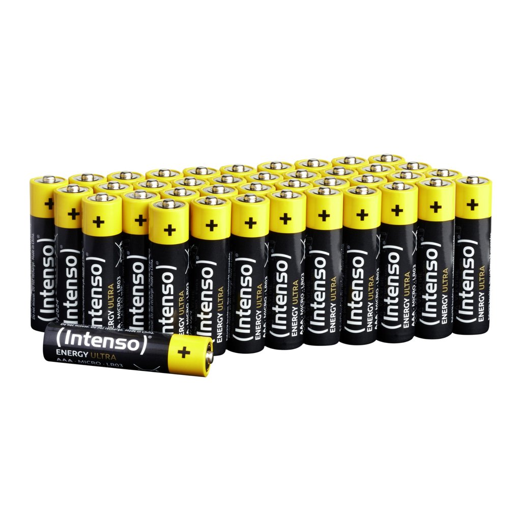 Pack 40 pilas alcalinas AAA Intenso Energy Ultra al mejor precio