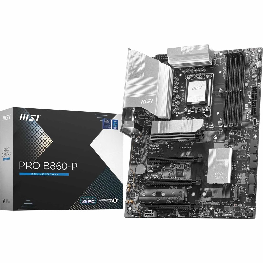 Placa base MSI Pro B860-P para Intel, ¡precio imbatible!