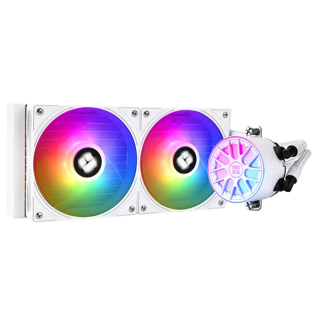 Refrigeración líquida ARGB blanca para CPU a mitad de precio