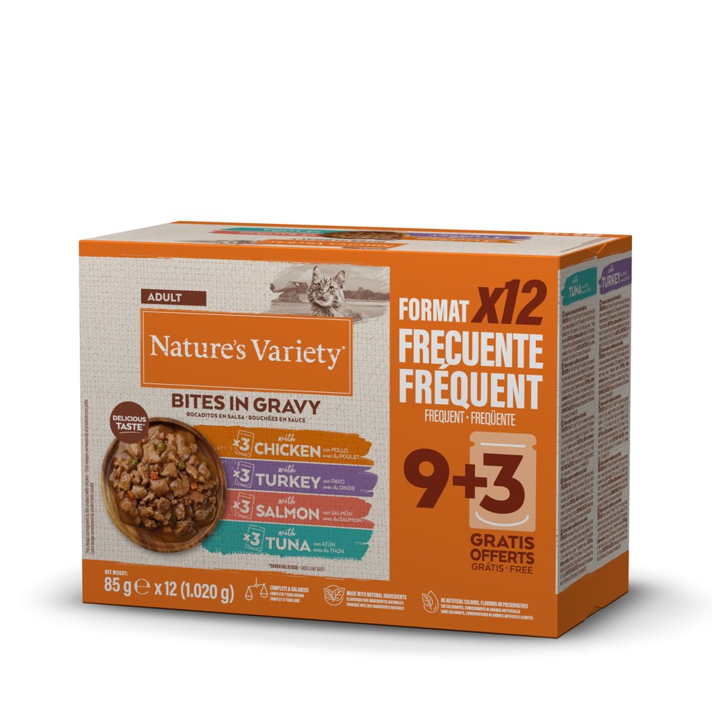 Bocaditos húmedos Nature's Variety, 12 unidades a precio rebajado