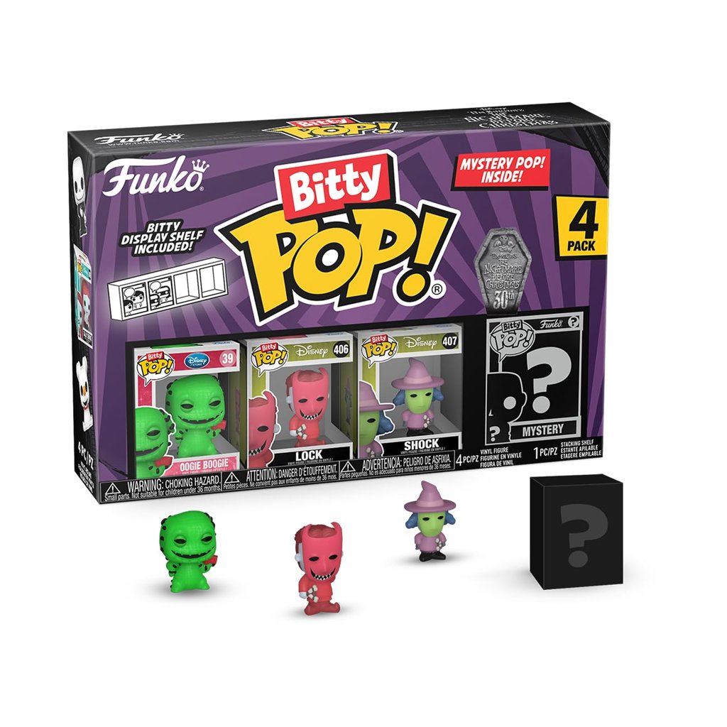 POP Funko Bitty 4 Pack: Disney Pesadilla antes de Navidad