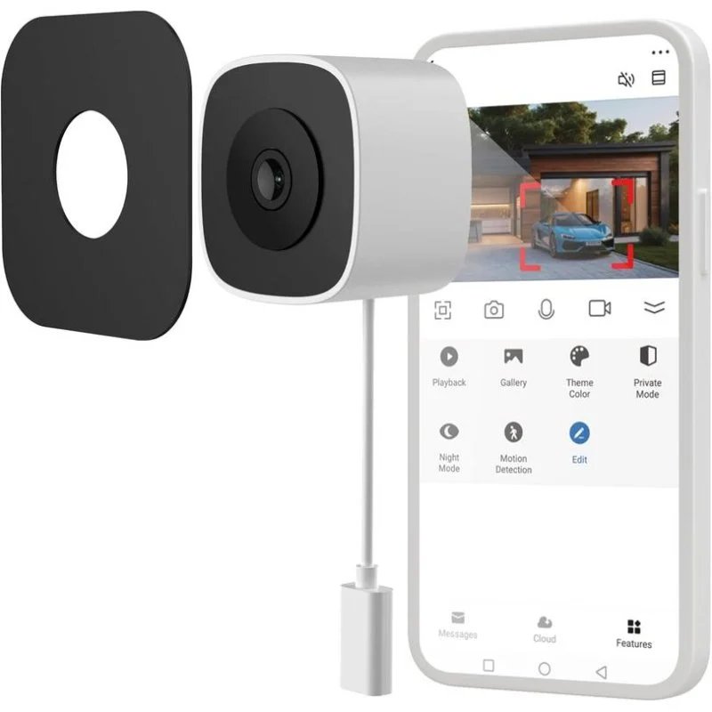 Cámara IP Nivian Full HD con visión nocturna para interior y exterior