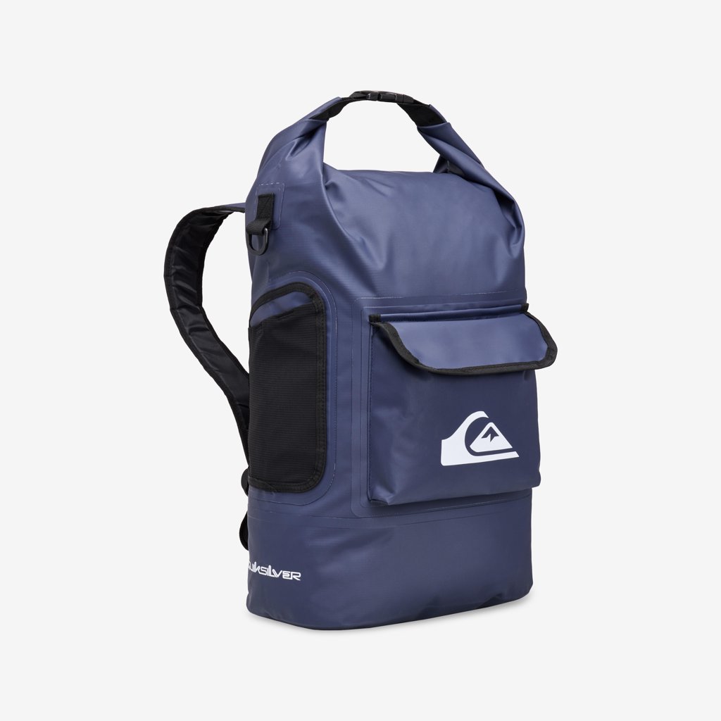 Mochila Quiksilver azul 28 L con protección IPX6 – ¡Impermeable y ajustable!