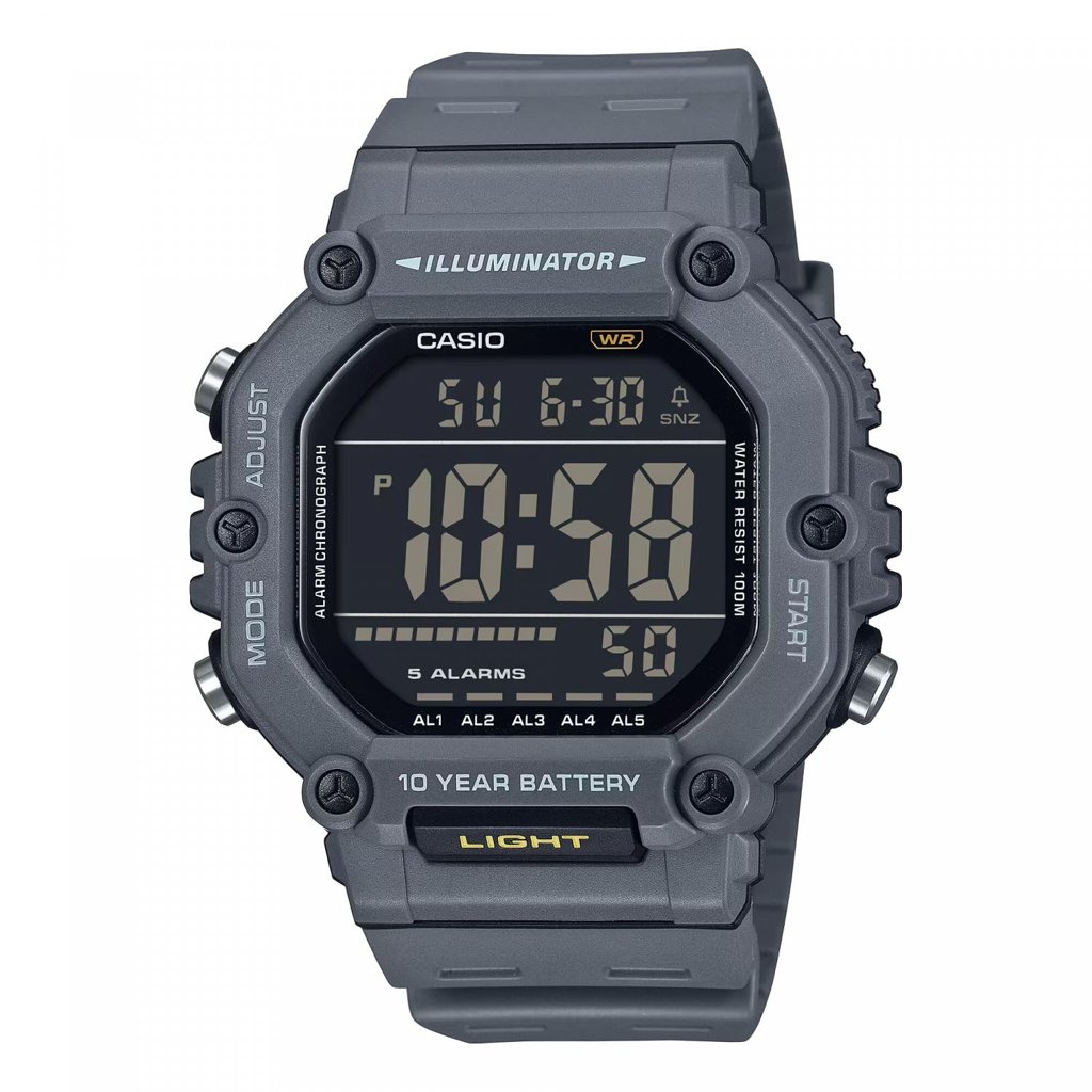 Reloj Casio AE-1600H-8BV: estilo digital a prueba de todo