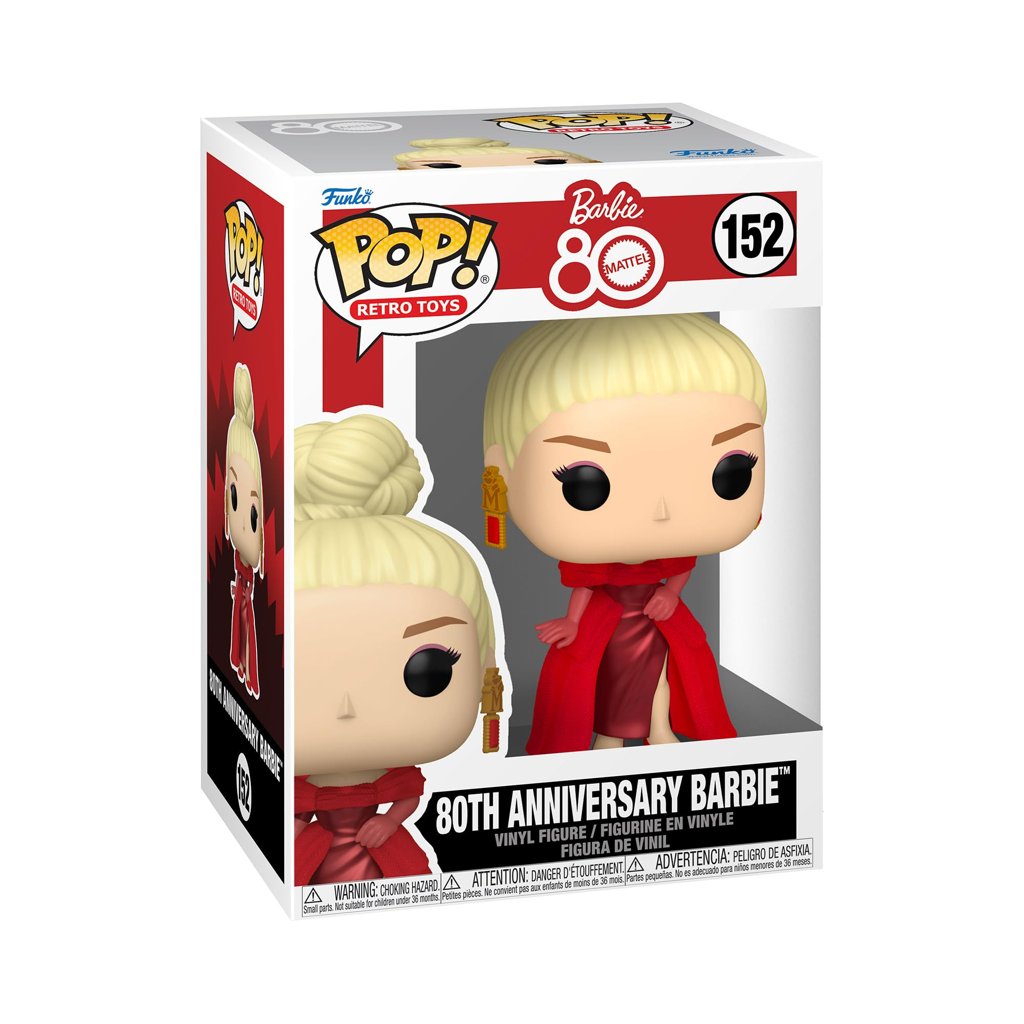 POP Funko Vinyl: Retro Toy - Mattel 80th Anniversary Barbie