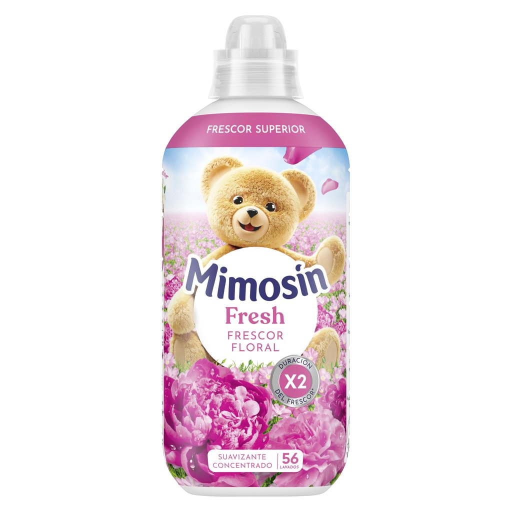 4 unidades 2'34€ unidad mimosín Suavizante Concentrado Frescor Floral 56 lavados