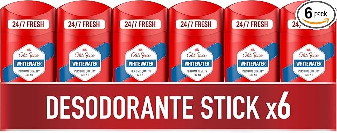 Desodorante Old Spice Whitewater sin aluminio: frescura duradera