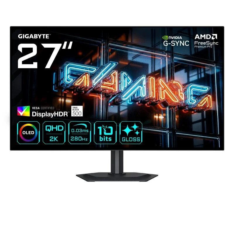 Monitor Gaming 27” QHD WOLED con 280 Hz y HDR True Black