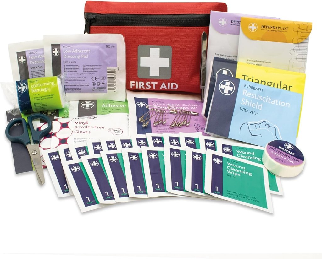 Kit de primeros auxilios Lewis Plast 92 piezas: seguridad total