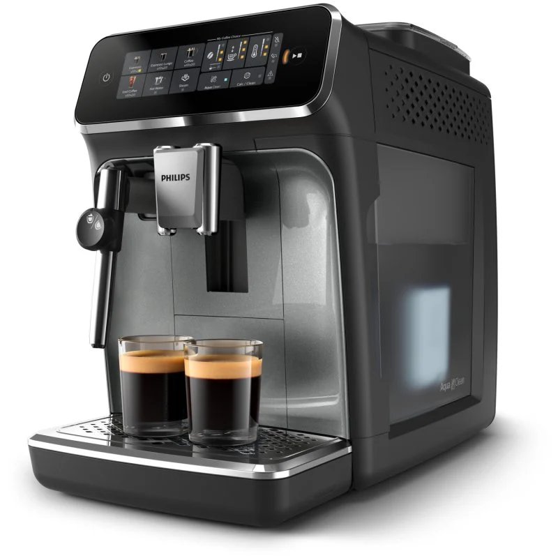 Cafetera Philips EP3323/90 Serie 3300 (15 bares, molinillo cerámico, espumador de leche manual, filtro AquaCle