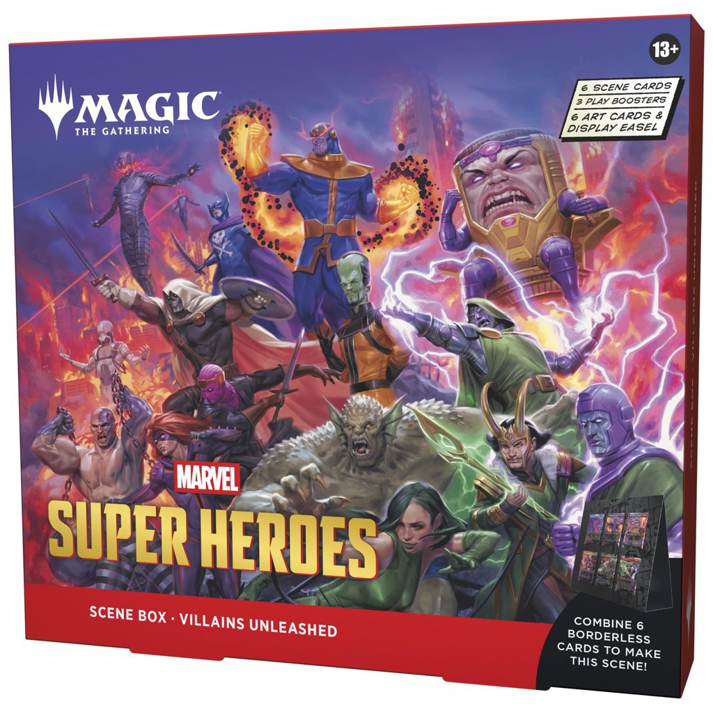 Caja de Escena de Magic: The Gathering | Marvel Super Heroes: Villains Unleashed (Versión en Inglés)