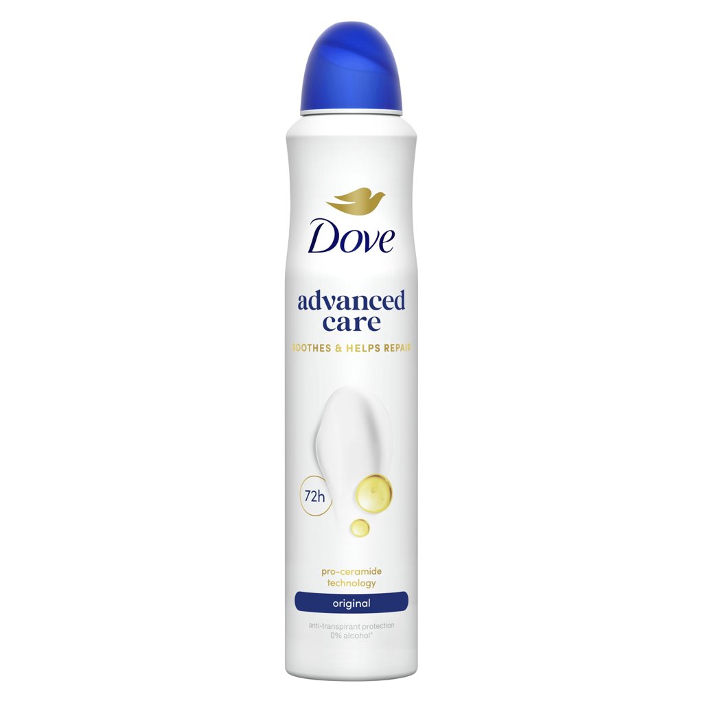Dove Advanced Care Desodorante Original Protección 72 horas Spray 200ml