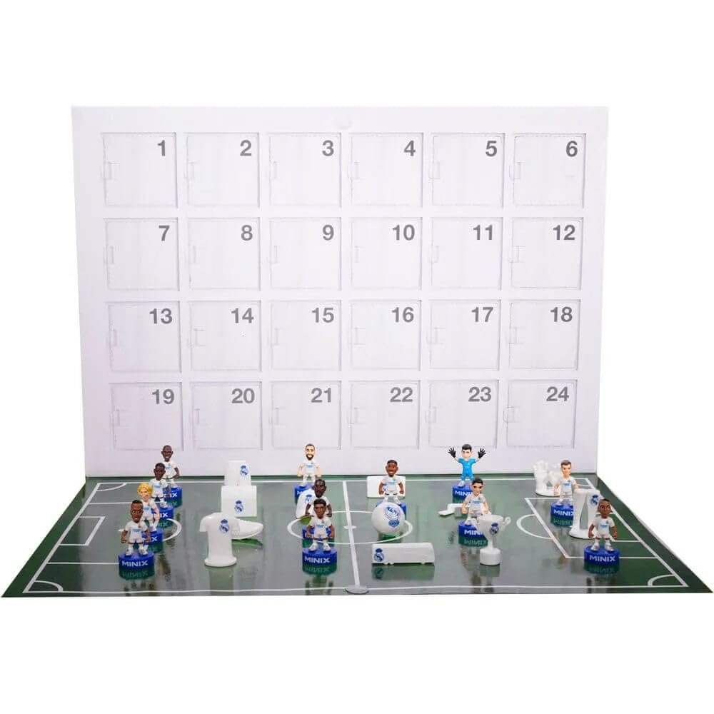 Calendario de Adviento Real Madrid MiniX con 12 figuras 3D