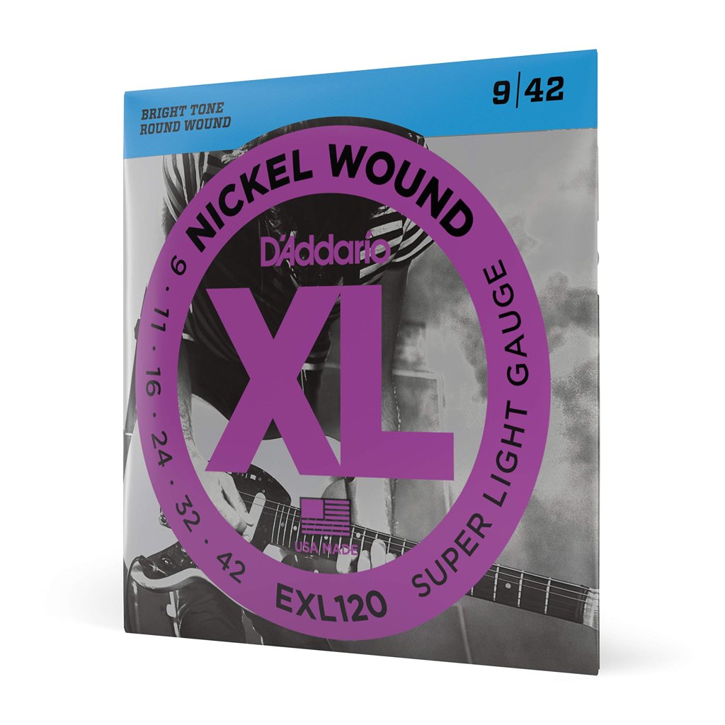 Cuerdas D'Addario EXL120 Nickel Wound para guitarra eléctrica a precio imbatible