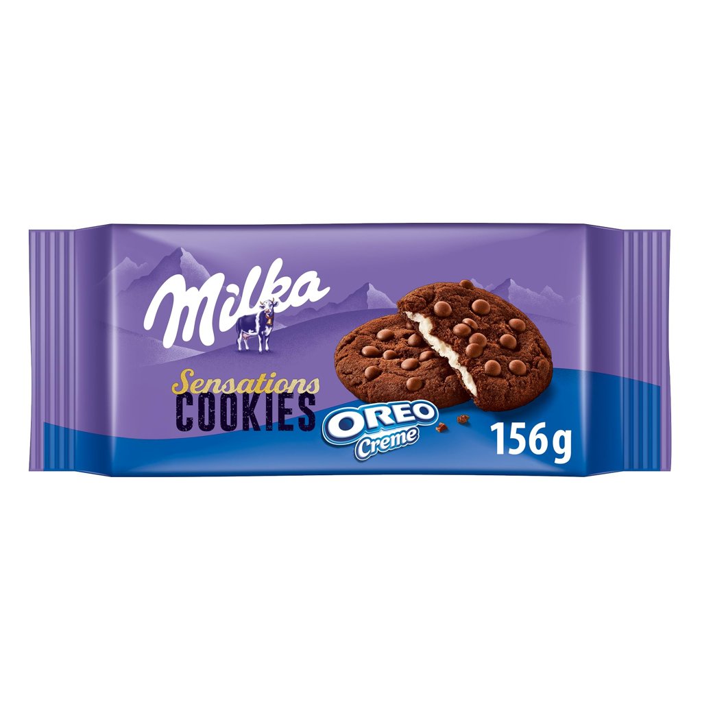 Milka Sensations Oreo Creme: cookies de chocolate con relleno de Oreo