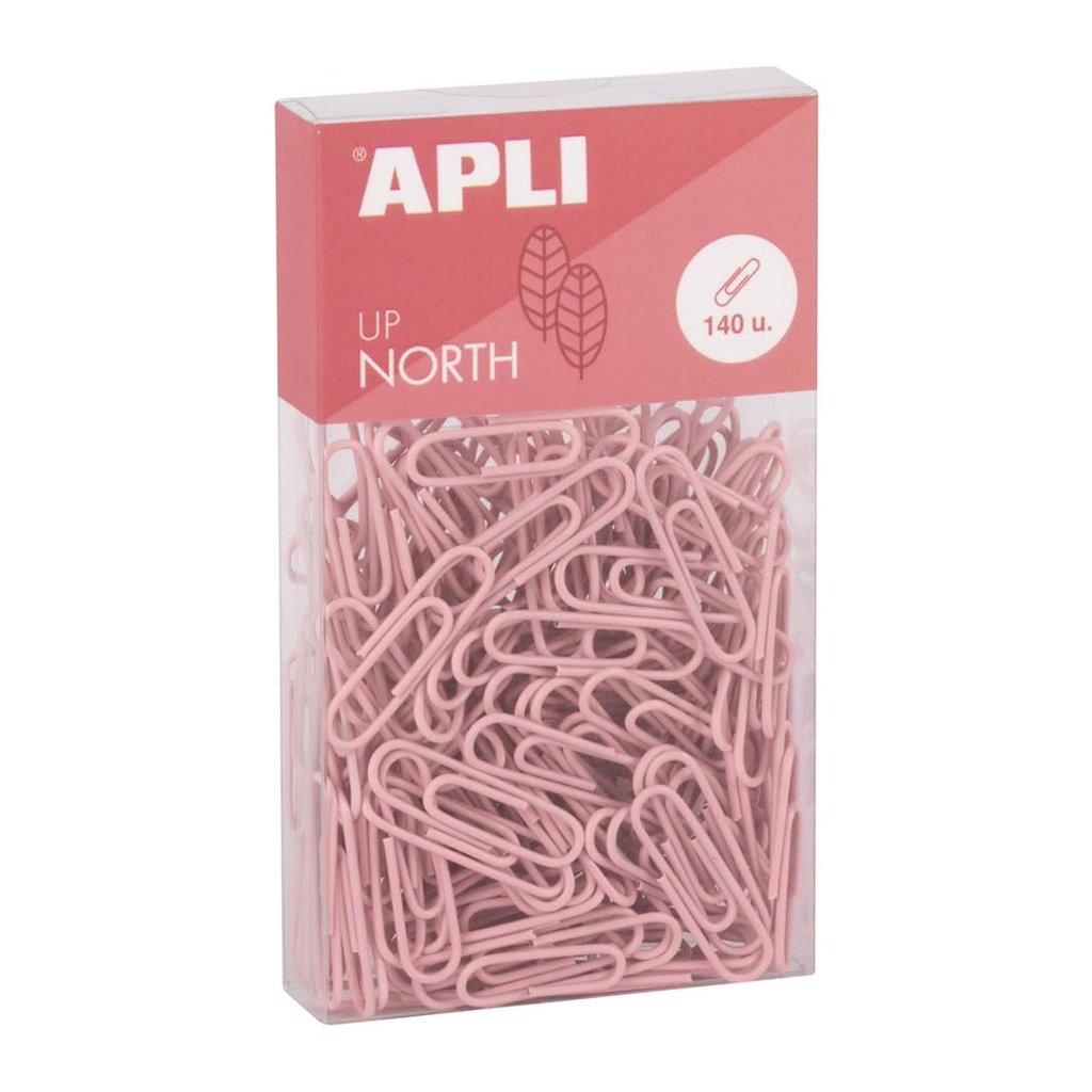 Pack de 100 clips metálicos APLI a precio de risa