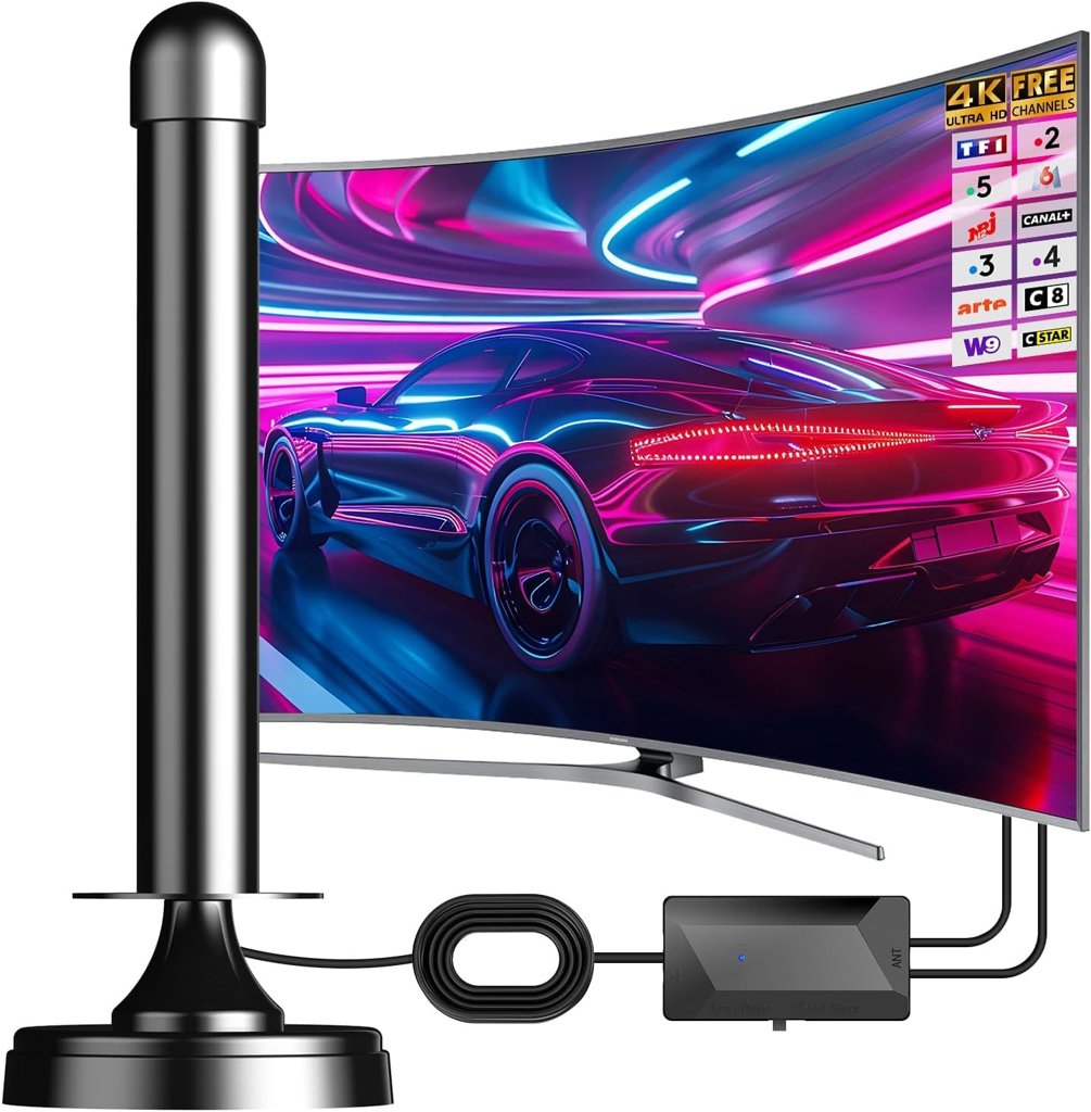 Mejora la señal de tu tele con esta antena interior potente
