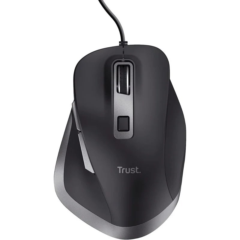 Ratón óptico Trust Fyda: ergonomía y ahorro ecológico