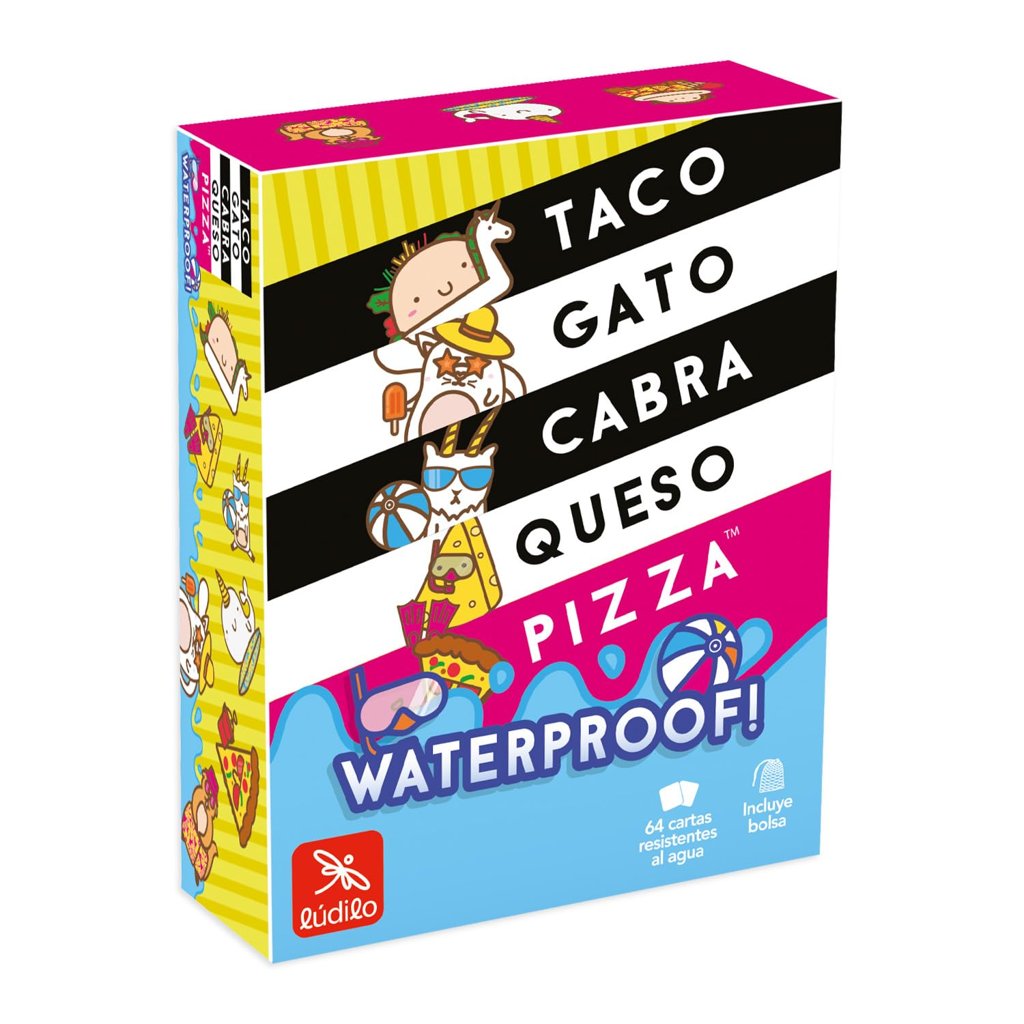 Diviértete en la piscina con Taco Gato Waterproof de Ludilo