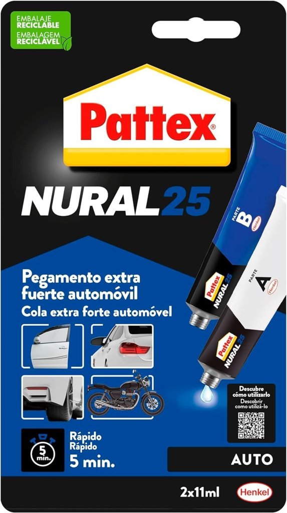Pattex Nural 25, pegamento auto fuerte