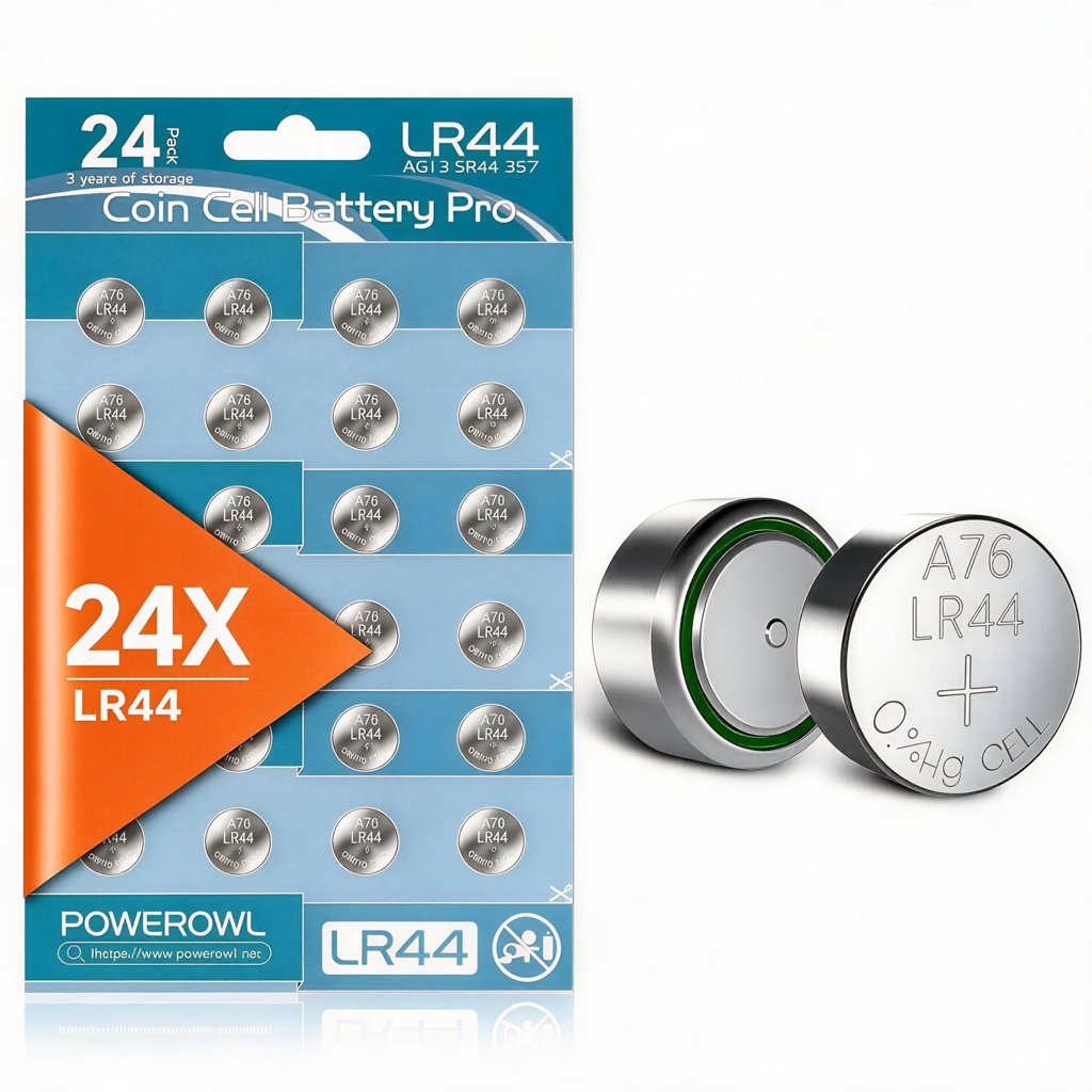 Pack de 24 pilas LR44 alcalinas, energía duradera para tus dispositivos