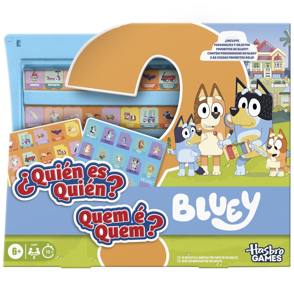 Descubre al personaje de Bluey con el juego "¿Quién es quién?"