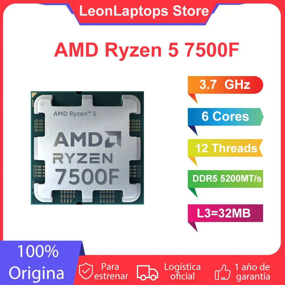 AMD Ryzen 5 7500F a precio mínimo, ¡no durará!