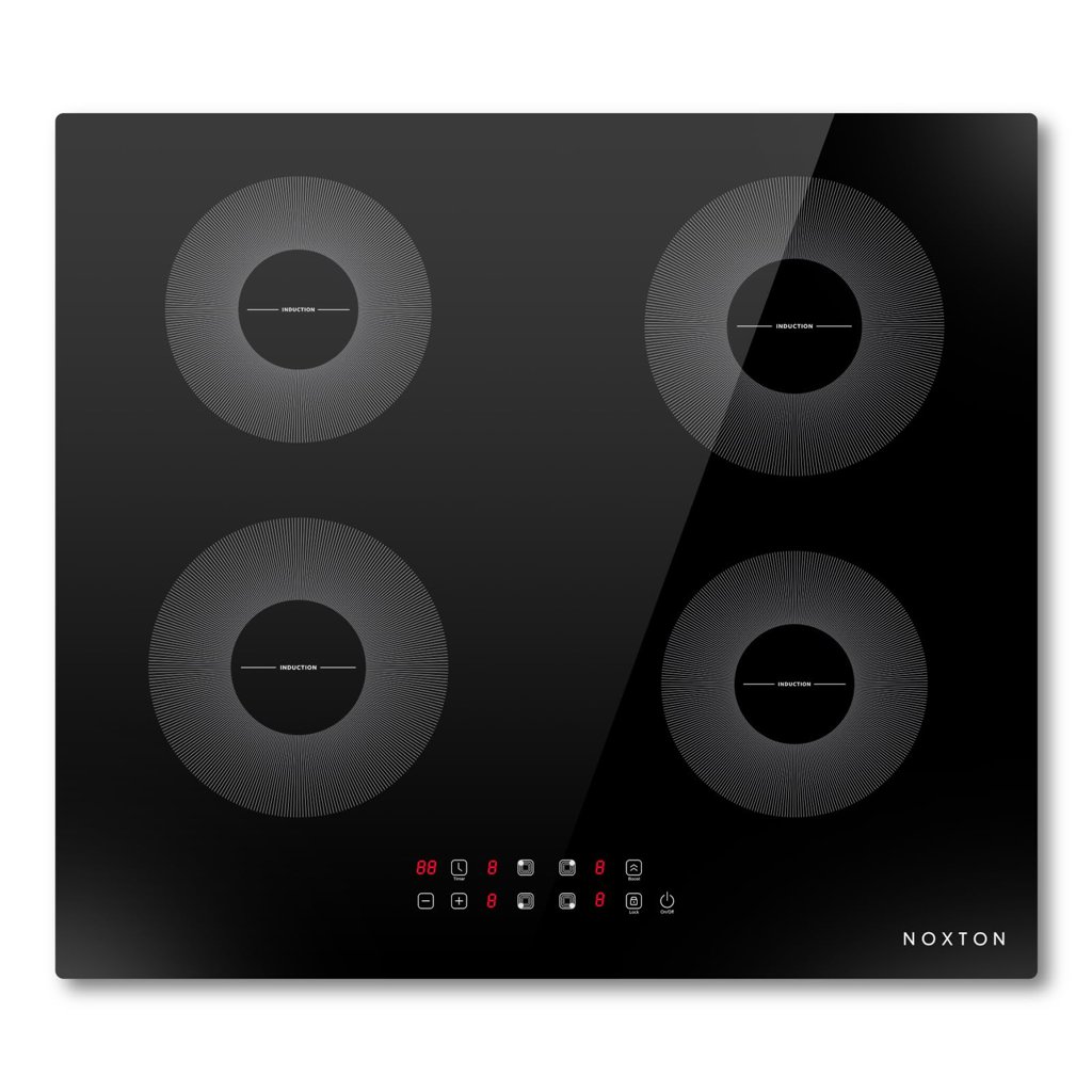 Placa de inducción Noxton 4 fuegos con boost y control táctil