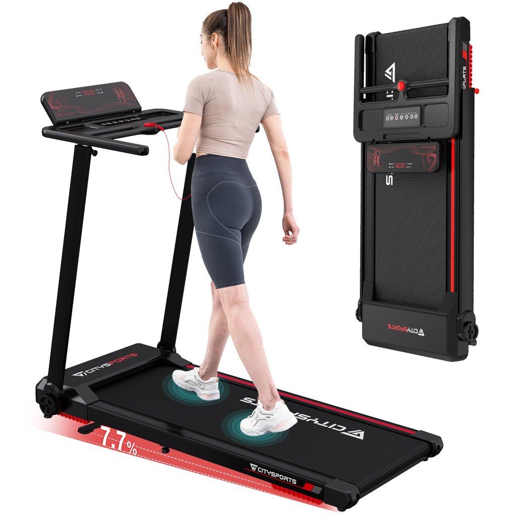 Cinta de correr plegable CITYSPORTS: tu gimnasio en casa